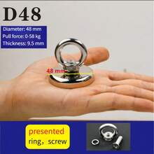 1pc Super Strong Magnetic Retrieval Hook, High Magnetic Force For Underwater Treasure Hunting, Ultra-Durable, Non-Slip Silicone Coated, Suitable For Bathroom Drain Jewelry Retrieval, Kitchen Sink Utensil Pickup, Car Seat Crevice Phone Retrieval, Outdoor Pond Key Fishing, 10m Random Color Extension Cord, IP68 Waterproof & Rust-Proof - Silver - View 15