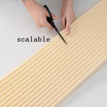 1pc Set Cycleader Soft Edge Wall Paper, 3D Texture, Removable, Waterproof, Easy To Clean, For Corner, Desk, Wall Protection