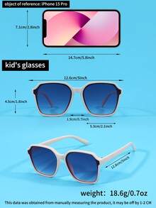 5pcs/Set Kids Vintage Eyeglasses Combo, Y2K Novelty Decorative Glasses, Suitable For Boys & Girls Daily Wear, Photo Shoot, Graduation, Back To School, Valentine's Day Gift