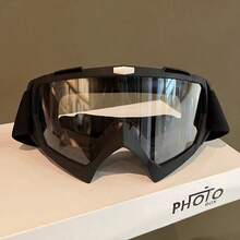 1 件，冬季滑雪装备，成人滑雪护目镜，KTM 摩托车护目镜，骑行护目镜，雪地摩托护目镜，登山护目镜，冬季滑雪护目镜，海绵舒适护目镜
