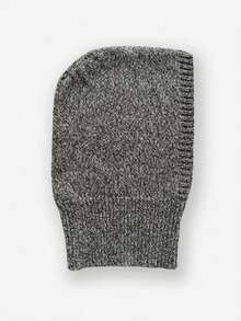 1 件设计师针织拉法帽，冬季保暖女士无檐便帽 - 淺棕色 - 查看 5