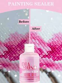 1/2 套钻石画密封剂，120毫升钻石画密封剂，拼图胶水，成人钻石画配件和工具 - 彩色 - 查看 3