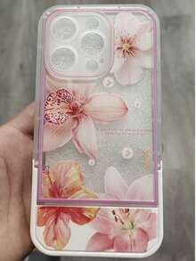 花卉元素 TPU 支架 1 件装 TPU 花朵手机壳支架，兼容 7、7 Plus、8、8 Plus、X、XS、XR、XS Max、11、11 Pro、11 Pro Max、12、12 Pro、12 Pro Max、13、13 Pro、13 Pro Max、14、14 Pro、14 Plus、14 Pro Max、SE2，兼容 15、15 Pro、15 Plus、15 Pro Max 以及 A03S、A03 Core、A04、A12、A13、A14、A21S、A22、A23、A32、A33、A34、A50、A51、A52、A53、A54、A71、A72、A73、S20 FE、S21、S22 系列，防水防震防摔防刮花，国际版，非国内版，春季礼物 - 彩色 - 查看 7