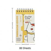 A7 Welpen Lässig Glatte Spiralblock, Schüler tragbare Klassenzimmer Taschenheft, Dessert Kaffee Memo Buch, Kinder Tagebuch, Journal und Partybevorzugungen