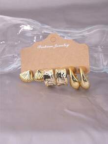 Pendientes de aro en forma de gota de agua vintage, pendientes personalizados de lujo con estética de alta gama, estilo europeo y estadounidense de comercio transfronterizo