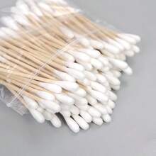 400/800/100支双头圆形清洁棒，卫生清洁棒，家用卸妆棒 - 白色 - 查看 9