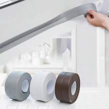 1000-4000mm Wide White Sealing Tape, Mold-Proof Tape, Waterproof Tape, Crack Sealing Tape, 1000mm/Roll Toilet Anti-Odor Tape, Decorative Tape, Crevice Sealing Tape, Multiple Styles Easy To Install And Use, Suitable For Kitchen, Bathroom, Bathtub, Sink, Corner, Balcony, Living Room And Other Places - Multicolor - View 7