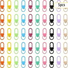 5/10/15/20/25/30/35/40/45/50pcs Metal Lobster Claw Clasp, Swivel Quick Snap Hook Keychain Findings For DIY Crafts, Keychain Making, Jewelry Making Accessories