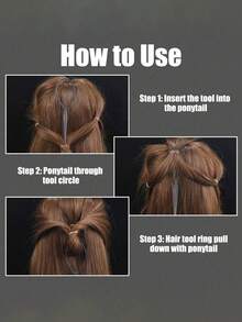 6件套粉色美发造型工具套装 - 尖尾梳、蓬松梳、2件法式编发工具，适用于编发和DIY发型，美发沙龙、美容旅行必备、返校季、度假必备、女士发饰、旅行必备、发型、美发、头发、旅行、美发产品、美发工具、美发用品、理发师、理发师配件、理发店、美发设备 - 粉色 - 查看 8