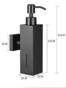 1 件方形 304 不锈钢皂液器，浴室液体皂/洗发水瓶架 - 彩色 - 查看 12
