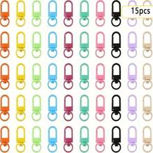 5/10/15/20/25/30/35/40/45/50pcs Metal Lobster Claw Clasp, Swivel Quick Snap Hook Keychain Findings For DIY Crafts, Keychain Making, Jewelry Making Accessories