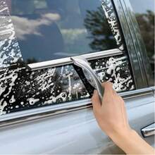不锈钢多功能刮水器，可更换橡胶刮片，适用于淋浴房玻璃，手持式淋浴房刮水器，也可用于刮除玻璃上的水渍，是家用清洁刮水器、窗户刮水器和水渍清除器的理想选择，适用于淋浴房门、浴室、窗户和汽车玻璃。 - 彩色 - 查看 6