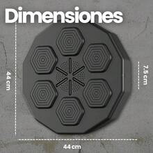 Máquina de Boxeo Inteligente con Música Bluetooth Integrada, Entrenamiento de Boxeo Interactivo, Objetivo de Reacción de Pared Recargable, Perfecto para Entrenamiento en Casa y Gimnasio - 1 - Ver 8