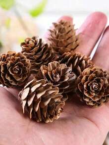 50/30/10 piezas Piñas artificiales, prácticas mini piñas decorativas para fiestas de otoño/invierno, piñas falsas realistas para coronas de Navidad, decoración del hogar, decoración rústica de piñas - Tamaños grandes, medianos y mini, adecuados para mesas, árboles, decoración del hogar, manualidades de Navidad, decoración de dormitorio de otoño, decoración del hogar con plantas falsas, decoración de habitaciones navideñas