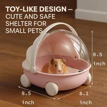 Compatible With Labubu Portable Round Bassinet, High-Quality Design And Shoulder Strap, Perfect For Collecting Dolls, Pets, Storage, Dolls, Travel, Home Storage | Compact Design With Safety Cover, 2 Colors To Choose From, Carrying Case, Perfect For Displaying And Collecting Cute Doll Decorations, Gift Packaging Supplies, Decorating Your Gifts, Birthday Gifts, Holiday Gifts, Party Gifts