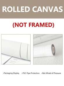 1pc Customized Large Unframed Canvas Photo Poster, Personalize With Your Own Photo, Ideal For Wedding, Party, Birthday, Anniversary Decoration, Custom Photo Gift, Party Decor, Easy To Hang, Great Room Decor - Multicolor - View 7