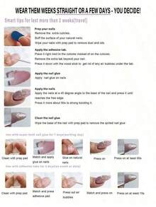 24pcs Almond Shape Minimalist Floral Green Accent 3D French Style Artificial Nail Tips, Sweet & Elegant Design Suitable For Office Ladies, Daily Occasions, Meetings, Dates, Press On Nails, Nails Press On, Christmas & New Year Nails - Nhiều màu - Xem 7