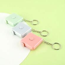 1/3 件 59.06 英寸迷你卷尺身体卷尺，缝纫裁缝布针织家居工艺测量，可伸缩双刻度，颜色随机