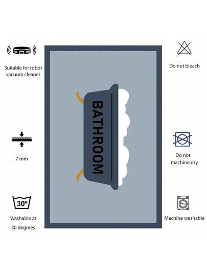 MADE IN TURKEY Pearl Digital Non Slip Printed Turkish Vloerkleed AL4016 Zachte Touch, Washable Tapijt Felt Backing Moderne ative Vloer Mat, Living Room, Bedroom, Bathroom, Hallway Or Entryway Available In Many Sizes Quick Drying, Highly Absorbent, Soft, Com Tafel Both Indoor Outdoor view 5