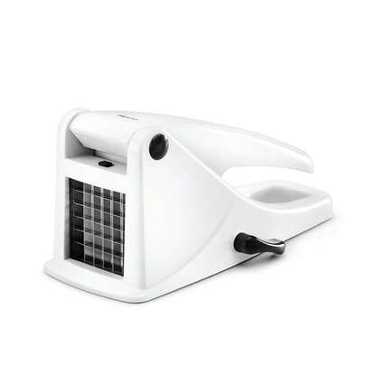 Metaltex Cortapatatas PATATÒ PLUS Cuchilla de acero inox extraíble y cuerpo ABS con ventosa en la base para dejarlo bien fijado Medidas: 11,5x12x19,5 cm  ✅ Entrega de 1-3 días