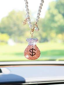 1件粘土钱袋汽车吊坠 - 均碼 - 查看 3