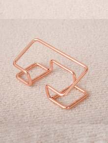 1pc Hollow Business Card Holder Creative Product Storage Box, Office Display, Ideal Gift, Multiple Colors To Choose From, Essential For Business Office, High-End Line Design Business Card Display Stand, Multiple Fashionable Colors To Choose From, Simple Desktop Vertical Business Card Holder