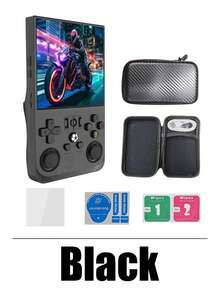 1 Máy chơi game cầm tay mới có màn hình HD 4.0 inch, tích hợp 18000 trò chơi cổ điển hoài cổ, 26 GBA/FC, trình giả lập Arcade cổ điển, cần điều khiển kép, máy chơi game cầm tay PSP mã nguồn mở hỗ trợ chế độ chơi hai người, món quà hoàn hảo cho kỳ nghỉ lễ. - Nhiều màu - Xem 15