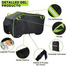 Funda Impermeable para ATV Pequeño, 420D Protección el Agua el Viento los Rayos, y vehículos eléctricos para niños pequeños 256 * 110 * 120CM - 1 - Ver 5