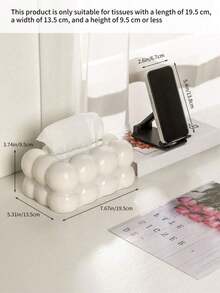 1 Stück stilvoller und niedlicher kugelförmiger Kunststoff Taschentuchbox, geeignet für das Wohnzimmer als hochwertige und luxuriöse Teetischschmuckserviette für den Heimgebrauch, Heimartikel, Tisch, Heimdekoration, Heimorganisation und -lagerung, Raumdekoration, Schlafzimmerdekoration, Küchenausstattung, Küchenhelfer, Küchenorganizer