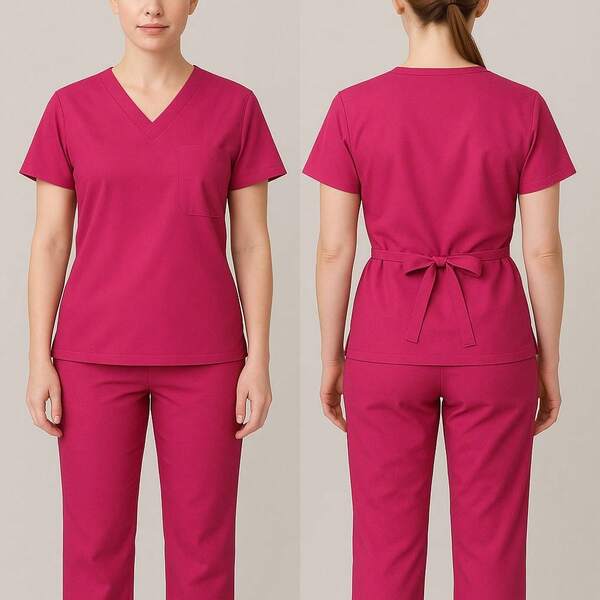 Conjunto Pijama Hospitalar Cirúrgico Scrub Feminino Acinturado Varias Cores Tamanhos