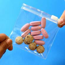 10pcs Japan Jewelry Storage Roll – Reusable Jewelry Organizer Pouch With Zipper, Self-Sealing Travel Medicine Bag, Portable For Daily & Travel Use PVC Antioxidant Transparent Jewelry Bags, Dust-Proof And Oxidation Resistant Jewelry Bags, Rust Proof Jewelry Bags, Self Sealing Jewelry Packaging Bags, Mini Transparent Jewelry Storage Bags, Portable Packaging Bags, Used For Packaging Jewelry Rings, Earrings - Clear - View 5