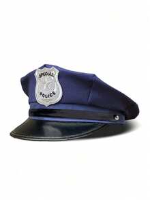 Hat Costume Set, Includes Cap, Badge, Pilot Badge, Walkie-Talkie, Suitable For Vacation, Party, Company Event, Holiday Activities - Multicolor - View 8