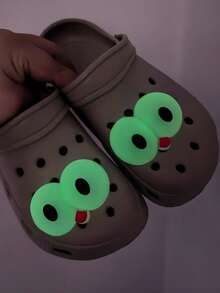 Bộ 2 món - Móc khóa giày hình con mắt dễ thương và ngộ nghĩnh, Phụ kiện trang trí giày đa năng, Quà tặng quyến rũ, Hoàn hảo cho Giáng sinh - Đèn ngủ 2 - Xem 5