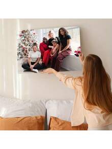 【个性化帆布画】1幅定制照片帆布画(含框)| 家庭合影、婚礼、旅行主题墙画 - 帆布包裹,易于悬挂 - 适用于客厅、卧室、办公室装饰 - 无需用电 - 完美的家居装饰礼物,营造温馨氛围,经久耐用,是送给新婚夫妇的理想之选,也是客厅家居装饰的完美点缀 - 彩色 - 查看 9