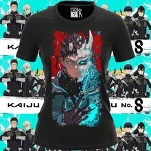 Playera Unisex con Estampado de anime Kaiju8 Kafka | Diseño Urbano y Comodo | Streetwear, Festivales y Uso Diario | Algodón Peinado y Corte Holgado  | Ideal para Outfits Casuales, Fiestas o Regalos | Hombre y mujer - Negro - Ver 7