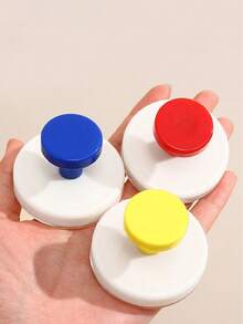 1 cái/2 cái/4 cái Móc cửa hút, keo dính chịu lực mạnh, không cần khoan lỗ, đặt chìa khóa ở lối vào, đặt đồ tạo tác, đặt mũ và dán đồ vật - Nhiều màu - Xem 8