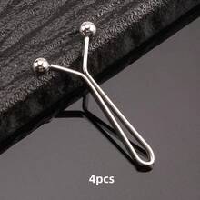 2/4/8pcs U-Shaped Metal Waist Cincher, Minimalist Gold/Silver/Black Waist Clip Holder, Pants Waist Tightener, Scarf/Sleeve Clip Fastener - Multicolor - View 14