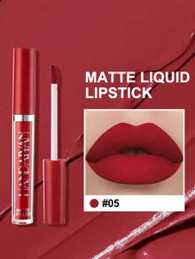 HANDAIYAN 哑光液体唇膏，持久防水，滋养不粘腻，显色度高，淡化唇纹。液体唇彩：轻盈不粘腻，适合派对、日常妆容、旅行必备、圣诞礼物、单身派对、假日旅行。彩妆产品、面部彩绘、化妆品，适合女性，适合生日、情人节、母亲节礼物、嘉年华派对等场合。Y2K时尚潮流的最佳色彩选择。 - 05 Cinnabar - 查看 9