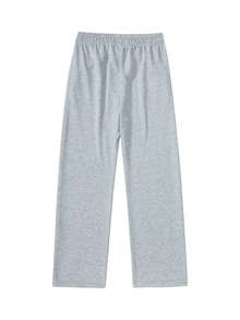 2pcs/Set Casual Straight Leg Pants For Men, Loose Fit, Versatile, Spring & Autumn - Multicolor - View 2