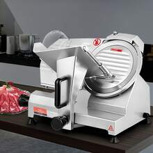 Commercial Meat Slicer, 200W Electric Charcuterie Food Slicer, 350-400RPM Meat Slicer With 8" Carbon Steel Blade, 0 - 0.47 Inch Adjustable Thickness Electric Meat Slicer For Home And Commercial Use - Silver - View 9