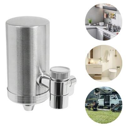 YUNRUX Stainless Steel Faucet Water Filter, Water Filter Mechanism, Tap Water Filter