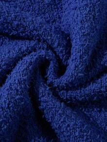 Men's Old Money Thickened Sweater, Fall/Winter - Royal Blue - View 8
