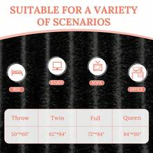 Heated Blanket Electric Soft Flannel Sherpa Heater 5 Heat Settings And 10 Hours Auto Shut-Off Heating Blanket Over-Heat Protection Machine Washable