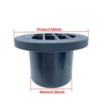 1 pieza Tubo de calefacción de aire de 60 mm de diámetro x 100 cm de longitud, conector de escape de salida, adecuado para el conector de conducto de salida del calentador Webasto Eberspaecher