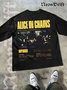 NeonDrift Double-Sided Printing Halloween, Christmas, Thanksgiving Gifts-Skull Graphic T-Shirt With 'Modelo' Text: Edgy And Bold Design For Streetwear Enthusiasts - Perfect For Festivals And Nightouts,  Urban Apparel - màu đen - Xem 3