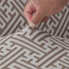 Bohemian Cationic Jacquard High Elasticity Sofa Cover With Skirt, Bohemian Baroque Style Elastic Breathable Sofa Cover - Pet Friendly, Machine Washable - Polyester Fiber And Spandex Blend, Jacquard Fabric Suitable For One To Four Seater Sofas