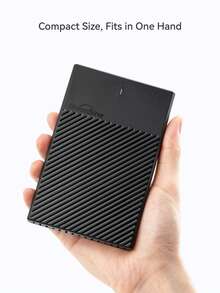 UnionSine : Slim 2.5" SSD/HDD Enclosure - USB 3.0 5Gbps For SSD, Up To 100MB/S For HDD - Tool-Free Setup Supports Up To 2TB, Ultra-Portable Design