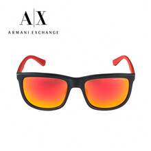 Armani 0AX4093SF80786Q 男士必備時尚百搭偏光太陽眼鏡 駕駛專用太陽鏡 - 黑紅色 - 查看 3