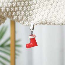 Home Set Of 4 Christmas Boots Tablecloth Weights Clips Handicraft Christmas Boots Tablecloth Clamps Pack Of 4{"Color_name":"ChristmasBoots"} - 多色2 - 查看 3