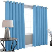 Curtains - Sky Blue - View 13